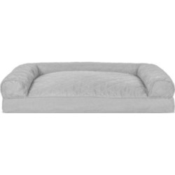 FurHaven Quilted Pillow Sofa Pet Bed