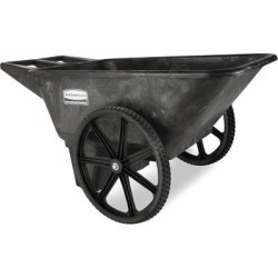 Rubbermaid 5642 Big Wheel Farm Cart; 7-1/2 cu. ft.