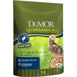 DuMOR Organic 19% Chick Starter Crumble; 5 lb. Bag