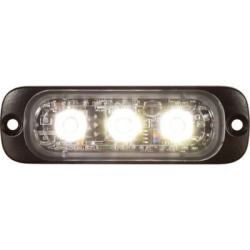 Buyers Products 3.375 in. Clear Thin Mount Horizontal Strobe Light