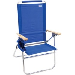 RIO Beach Hiboy Tall Back Beach Chair, Blue, SC644-46-1