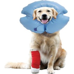 Remedy + Recovery Stay Rite Xtra Strong Inflatable Recovery Dog Collar; Blue; Large; 47504-2