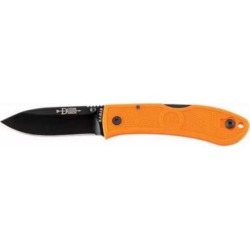 KA-BAR Dozier Folding Hunting Knife; Blaze Orange