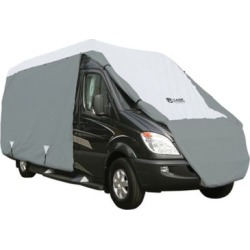 Classic Accessories Polypro 3 Class B RV Cover, Grey and Snow White, 26 in. x 96 in. x 246 in.