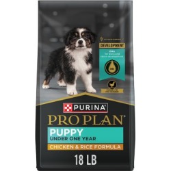 Purina Pro Plan Puppy Chicken & Rice, 18 lb.