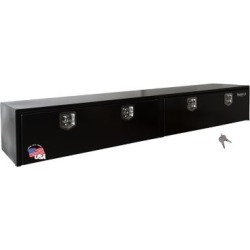 Buyers Products 16 in. x 13 in. x 96 in. Black Steel Topsider Truck Box