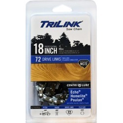 TriLink Saw Chain 18 in. Full Chisel Saw Chain; .325 in. Pitch; .050 in. Gauge; 72 DL