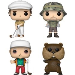 Funko POP! Movies Caddyshack Collectors Set - Ty (Possible Limited Chase Edition), Al, Carl, Gopher, G847944003588