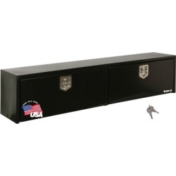 Buyers Products 16 in. x 13 in. x 72 in. Black Steel Topsider Truck Box