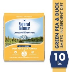 Natural Balance L.I.D. Limited Ingredient Diets Green Pea & Duck Formula Dry Cat Food; 10 lb. Bag