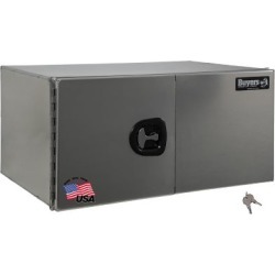 Buyers Products 24 in. x 24 in. x 30 in. Smooth Aluminum Underbody Truck Box with Barn Door