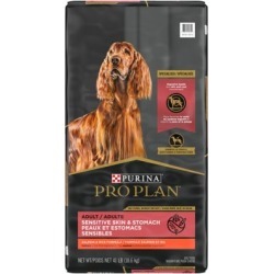 Purina Pro Plan FOCUS Sensitive Skin & Stomach Salmon & Rice Formula Adult Dry Dog Food, 41 lb. Bag