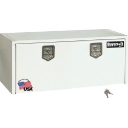 Buyers Products 18 in. x 18 in. x 48 in. White Steel Underbody Truck Box