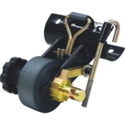 Buyers Products 1-1/2 in. x 7 ft. Ladder Rack Ratchet Tie-Down Tube Mount with Double J-Hooks