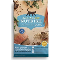 Rachael Ray Nutrish Salmon & Brown Rice Recipe Natural Dry Cat Food; 3 lb.