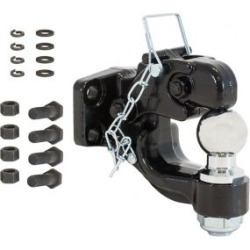 Buyers Products 8-Ton Combination Hitch with Mounting Kit, 2 in. Ball BH8 Series