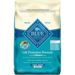 Blue Buffalo Life Protection Formula Fish & Oatmeal Recipe For Large Breed Adult Dogs, 30 lb.