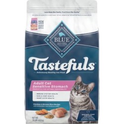 Blue Buffalo BLUE Adult Sensitive Stomach Chicken & Brown Rice Dry Cat Food 15-lb.