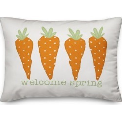 Designs Direct Spring Carrots 14 x 20 Throw Pillow