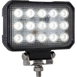 Buyers Products 5.875 in. x 4.875 in. Clear Rectangular Flood Light