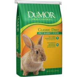 DuMOR Classic Diet Pet Rabbit Food; 20 lb. Bag