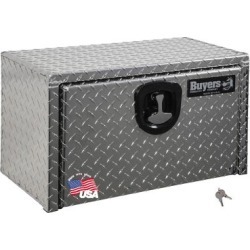 Buyers Products 14 in. x 16 in. x 24 in. Diamond Tread Aluminum Underbody Truck Box