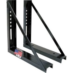 Buyers Products 18 in. x 18 in. Welded Black Structural Steel Mounting Brackets