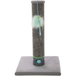 SmartyKat Playful Post Carpet Cat Scratching Post with Track Toy Base