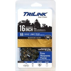TriLink Saw Chain 16 in. Narrow Kerf Saw Chain; .325 in. Pitch; .050 in. Gauge; 66 DL