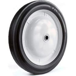 Martin Wheel 12X1.75 Light-Duty Steel Wheel, 1/2 in. BB, 2-1/4 in. Centered Hub, Rib Tread