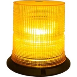 Buyers Products Amber 6 LED Beacon Light with Tall Lens 6.75 in. Diameter x 6.75 in. Tall