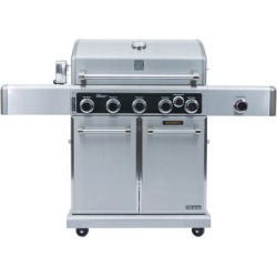 Kenmore Elite 5-Burner Plus Searing Side Burner, Rear Burner with Rotisserie Kit