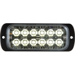 Buyers Products 4.5 in. Clear Thin Mount Rectangular Strobe Light