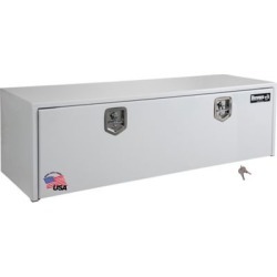 Buyers Products 18 in. x 18 in. x 66 in. White Steel Underbody Truck Box