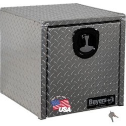 Buyers Products 18 in. x 18 in. x 18 in. Diamond Tread Aluminum Underbody Truck Box