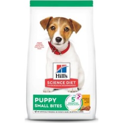 Hill's Science Diet Puppy Small Bites Chicken Meal & Barley Recipe Dry Dog Food, 4.5 lb. Bag