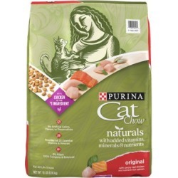 Purina Cat Chow Adult Natural Original Chicken and Salmon Recipe Dry Cat Food