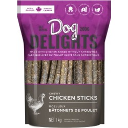 Dog Delights Chewy Chicken Sticks Dog Treats, 35 oz.