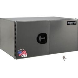 Buyers Products 18 in. x 24 in. x 36 in. XD Smooth Aluminum Underbody Truck Box with Barn Door