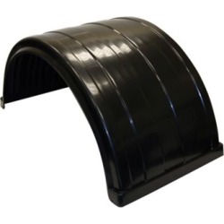Buyers Products 24 in. Ribbed Black Polyethylene Fender