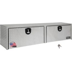Buyers Products 16 in. x 13 in. x 88 in. Diamond Tread Aluminum Topsider Truck Box