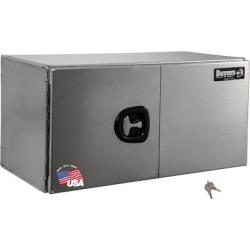 Buyers Products 18 in. x 24 in. x 48 in. XD Smooth Aluminum Underbody Truck Box with Barn Door