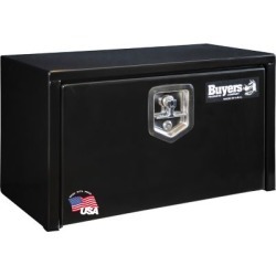 Buyers Products 14 in. x 12 in. x 24 in. Black Steel Underbody Truck Box
