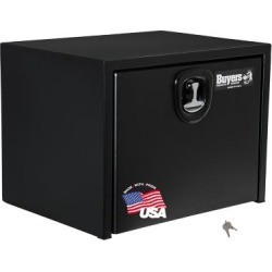 Buyers Products 24 in. x 24 in. x 24 in. Black Steel Underbody Truck Box with 3-Point Latch