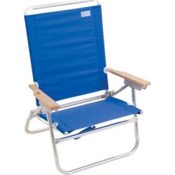 RIO Beach Easy In-Easy Out Beach Chair, Blue, SC602-46-1