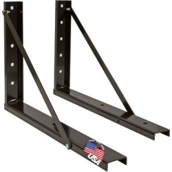 Buyers Products 18 in. x 24 in. Bolted Black Structural Steel Mounting Brackets
