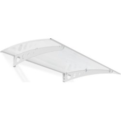 Palram Lyra 1350 Awning, White/Clear