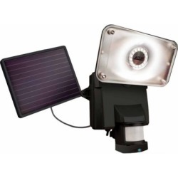 MAXSA Innovations Bright Solar Security Video Camera and Floodlight
