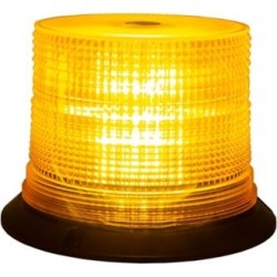 Buyers Products Amber 6 LED Beacon Light, 6.75 in. Diameter x 5 in. Tall