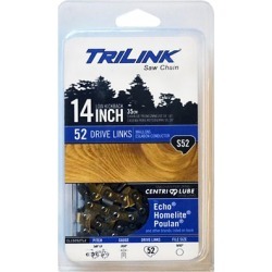 TriLink Saw Chain 14 in. Semi Chisel Saw Chain; 3/8 in. LP Pitch; .050 in. Gauge; 52 DL